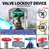 2 Pack 1-1/2 3 Inch Outdoor Faucet Lock, Water Hose Bib Spigot Lock Stainless Steel Cover & Padlock Kits for to Dia
