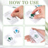 50 Sets Chunful Celebration of Life Favors Christian Pocket Token Bulk Cards with Cross Crystal Stones White Organza