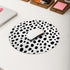 Boutilon Round Mouse Pad, Non-Slip Rubber Base, Washable Small Mouse Mat 7.9 x 7.9 Inch for Computer, Office