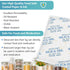 Premium 100 Gram 10 Pcs Desiccant Silica Gel Packets with Color Indicating - Rechargeable Moisture Absorbers for Food Grade Silica Packets for Foods, Seeds, 3D Filaments, Electronics, Safes