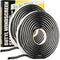ZOOFOX 2 Pack Butyl Seal Tape, 3/8" x 30 Feet Black Rubber Sealant Tape for RV Patching, Window Caulking
