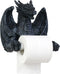 Funny Toilet Paper Roll Holder - Black Dragon Wall Mounted Paper Towel