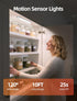 10 Inch Dimmable Closet Counter 3 Pack Under Cabinet Motion Sensor Lighting: Rechargeable Lights Indoor - Battery