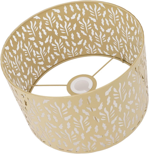 E27 E14 Zerodis Metal Hollow Lampshade, Iron Art Water Grass Leaf Design with Dual Use, for Table Lamp Floor Light Wall