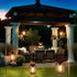 2 Pack Solar Hanging Lanterns Outdoor: Metal Solar Hanging Lights with Hook, Bright - Warm Waterproof LED Lanterns