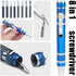 LDK Electric Soldering Iron Kit, 60W Adjustable Temperature with 5 Tips, Desoldering Pump, Carry Bag