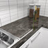 Black Marble Contact Paper, 15.7" x 78.7" Peel and Stick Waterproof Decorative Wallpaper for Countertops and Cabinets