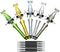 Lopenle 10PCS Novelty Helicopter Gel Pen, Cool Airplane Shape Pen with 24 Refills for School Office Party