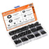 800 Pieces Black Nylon Flat Washers Assortment Kit - 9 Sizes M2 M2.5 M3 M4 M5 M6 M8 M10 M12 (Not Rubber Washer)