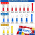 Tnisesm 620Pcs Insulated Wire Crimp Connectors Kit, Fork Ring Spade Butt Quick Disconnect Crimp Terminals Lugs Set,