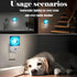FSHVQKD Floating Sharks Night Light,Plug Into Wall with Dusk to Dawn Light Sensors, Warm Nightlights for Bedroom