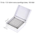 uxcell Centrifuge Tube Freezer Storage Box, 100-Well Waterproof Cardboard Holder for 1.5/1.8/2ml Micro Tubes