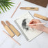 Yuomeaz 4PCS Pencils Sharpener Sandpaper Block for Drawing, Sketch Pencil Sharpener Sandpaper, Art Drawing Tool Pencil