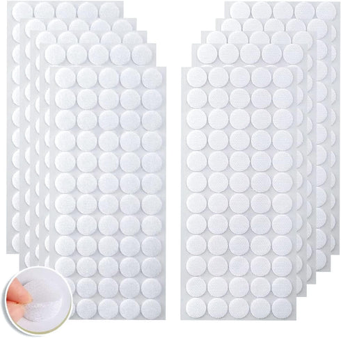 Self Adhesive Dots, 600 PCS (300 Pairs), 0.78"/20 mm Diameter Sticky Back Magic Dots for Crafts & Home Deco