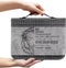 Belidome Lion Bible Cover for Men, Large PU Leather Bible Bag with Pockets, Waterproof Portable Organizer