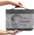 Belidome Lion Bible Cover for Men, Large PU Leather Bible Bag with Pockets, Waterproof Portable Organizer