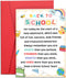 Frvyherz Back to School Card for Kids Students, First Day of School Card