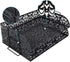 EasyPAG Stackable Letter Tray Organizer - 2 Tiers, A4 Paper Sorter, Mesh File Paper Tray, Black