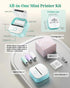 Memoking T02 Mini Sticker Printer - Thermal Printer Portable Label Maker Bluetooth Photo Printer Print Pods Inkless