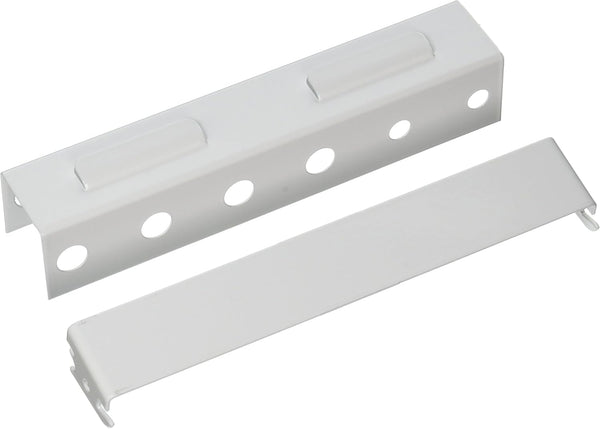 Wall Control Pegboard Screwdriver Holder Bracket, Slotted Metal Pegboard Accessory, White