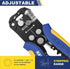 haisstronica Self-Adjusting Wire Stripper, 3 in 1 Heavy Duty Automatic Electrical Wire Strippers for 10-24 AWG