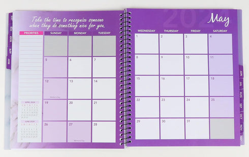 RE-FOCUS THE CREATIVE OFFICE 2024 Calendar Planner, 13 Month with To-Do Lists for Daily Schedule & Weekly Agenda -