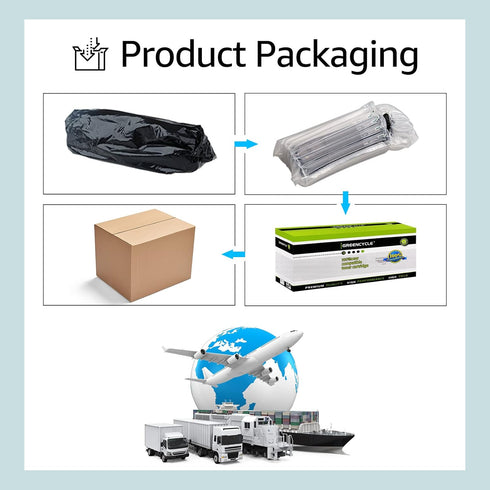 greencycle 2 Pack Compatible Black Toner Cartridge Replacement for Samsung MLTD111S, Works with Xpress SL-M2020W,