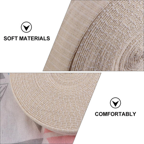 2rolls High Elastic Cotton Stockinette Tubular Bandages for Comfortable Pre-wrap and Dressing Versatile Use Under
