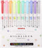 Zebra Highlight Pen Penile Mild Liner, 10 Color Set WKT7-10C