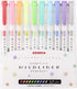 Zebra Highlight Pen Penile Mild Liner, 10 Color Set WKT7-10C