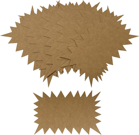 Janrax Pack of 120 Brown Kraft Flashes 200 x 150mm