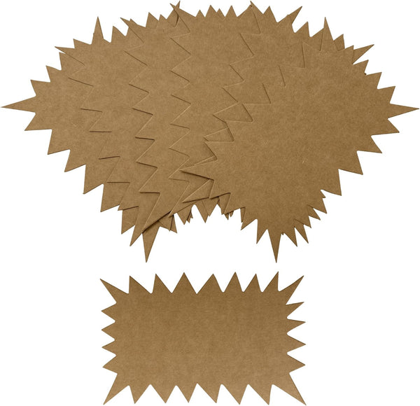 Janrax Pack of 120 Brown Kraft Flashes 200 x 150mm