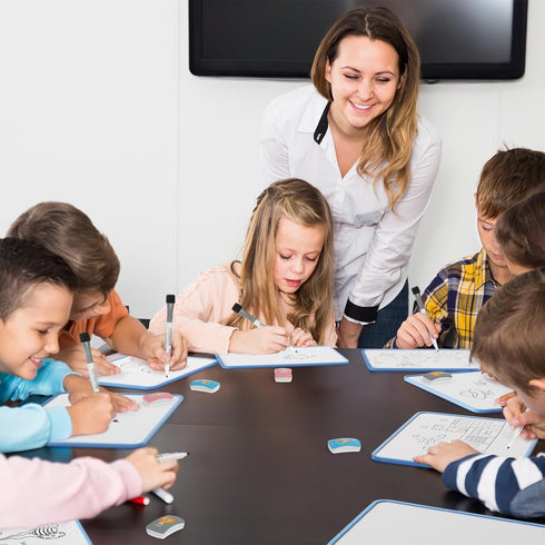 LOUKIN 12 Pack Kid Magnetic Dry Erase Erasers, Mini Whiteboard Eraser for Classroom, Home, Office, 2.17"x1.38"x0.59"