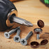 Zhengmy 24 Set 3 Inch 304 Shutter Fasteners Shutter Pins Screws and Caps Bulk Metal Stainless Steel Screws with Vinyl