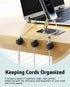 Cuworlis 8 Pack Magnetic Cable Clips Cord Organizer-Adhesive Wire Holder, Under Desk Cord Holder Keeper for Home Office