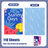 Sublimation Paper 8.5x11 Inch, 110 Sheets, Compatible with Sublimation Printer for Mugs & T-Shirts