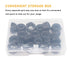 binifiMux 50Pcs Black M4 X 0.7MM Nylon Lock Nuts | Inserted Hex Self Clinching Lock Nuts