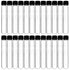 EISCO 24PK Test Tubes, 50ml with Bakelite Screw Cap, Rubber Liner, Borosilicate Glass, Leak Proof, Round Bottom