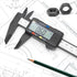 Electronic Digital Caliper, Plastic Vernier Measuring Tool with Extra Large LCD Screen, 0-6 Inch/150 mm