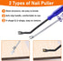 4Pcs Set Upholstery and Construction Staple Remover Tools - Nail Tack Remover, U Tack Lifter, End Cutting Plier, Carpet