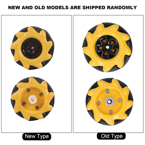 8mm 48mm(2 Directional Wheels,Mecanum Wheel Smart, Parts Accessories OmniDirectional Directional mecanum Wheels Robot
