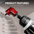 1/4 Inch 105 Degree Right Angle Driver Adapter, Hex Shank Power Screwdriver, Quick Change Magnetic Bit Socket