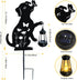 ANGMLN Dog Outdoor Solar Lantern Waterproof, Birthday Gifts for Christmas Women Mom, Solar Hanging Lights Dog Metal