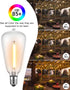 GLUROO LED String Light Bulbs, ST38 Shatterproof, E12 C7 Screw Base, 1W Equivalent to 7W Incandescent, 4 Pack