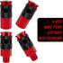 WYNNsky Universal Air Coupler and Industrial Air Plug Kit, 1/4 Inch Threads and Body Size, 14 Pieces Air Compressor Accessories by WYNNsky
