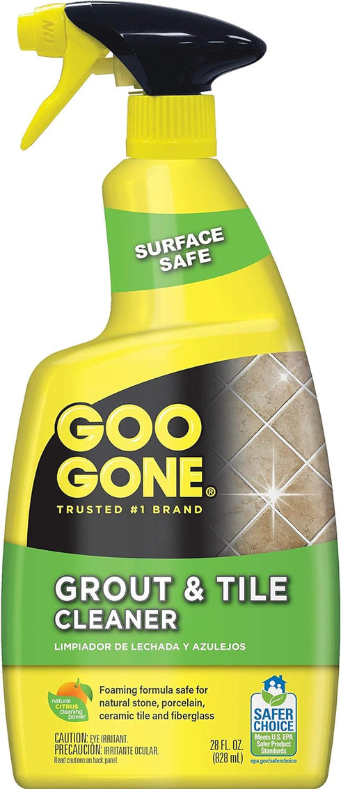 Goo Gone Grout & Tile Cleaner - 28 Ounce - Removes Tough