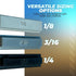 Trim Reveal Tool 1/4" - Precision Trim Gauge for Door Reveal Marking, Non-Damaging Hard Plastic Tool