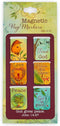 Christian Art Gifts Magnetic Scripture Bookmark Set with Bible Verse: God Gives Peace - John 14:27