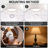 CTEAKOP 6 E27 Pcs Lamp Shade Adapter Ring, Lamp Shade Ring, Lamp Shade Adapter Ring Reducer, Plastic Lamp Shade Adapter