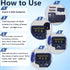 Ytzord 125kHz T5577/EM4305 6 5 Handheld RFID Reader and Writer, Portable ID Card Copier Device for Includes Blank Key